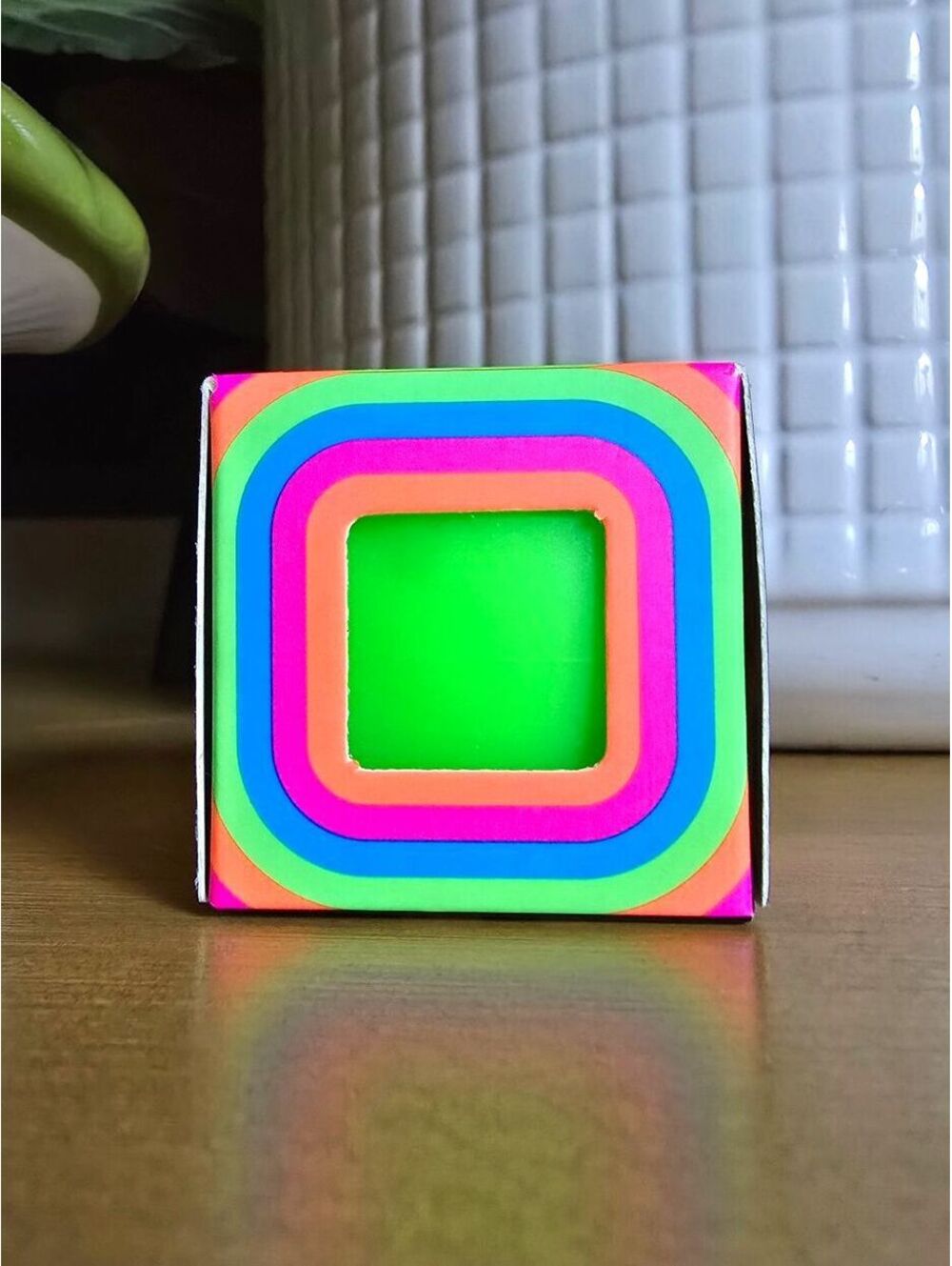 NIB NeeDoh Teenie Cool Cube - GREEN